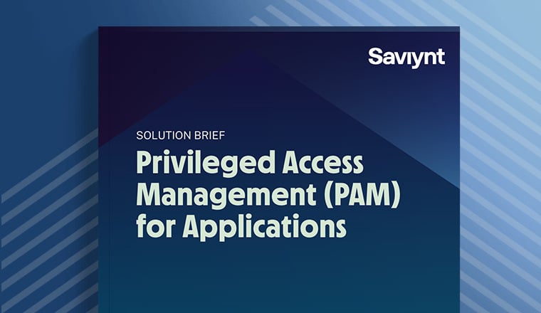 Privileged Access Management (PAM) for Applications